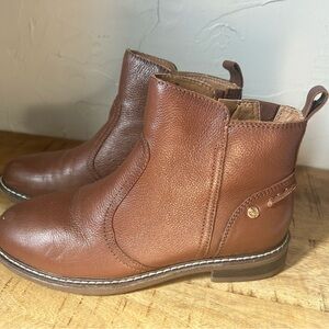 Easy Spirit Brown Ankle Booties